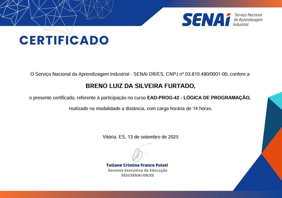 Lógica de Programação
